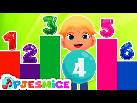 DJEČJE PJESME ♫ Učimo i mi do 10 brojati | Pjesmice za vrtić o brojevima
