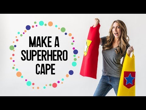 Fabric Superhero Capes for Kids' Birthday Parties