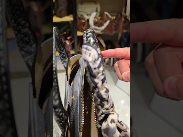 حقيببة جيس بريميوم بلاك سنيك ليذر لون رصاصي مطفي م...