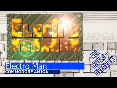 Commodore Amiga -=Electroman=- all levels - overview