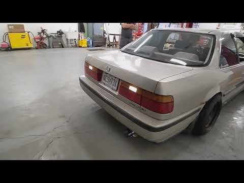 1990 Honda Accord 2.5" Spec-D Exhaust w/ High Flow Cat | 4" muffler w/ Silencer