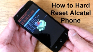 How to reset an AlCatel UNLOCK & How to hard RESET Alcatel one touch or ideal - Free & Easy