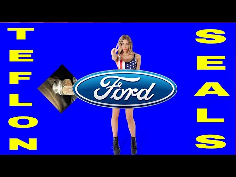 Ford Teflon Seal Replacement For Power Steering Lines , Leak Repair