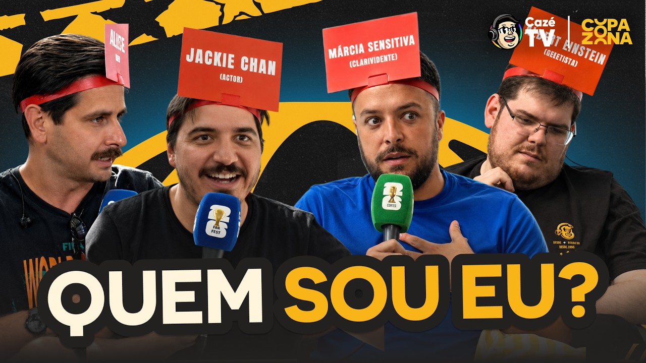QUEM SOU EU? CAZÉ, LUISINHO, FRED E IGOR EM UMA BATALHA PRA VER QUEM É O PIOR | COPAZONA