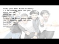 One Direction Back For You KARAOKE LYRICS ON ...