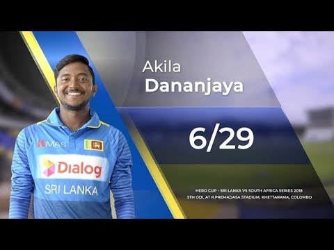 Akila Dananjaya's 6 wickets vs South Africa