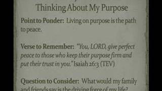 RE: The Purpose Driven Life By Rick Warren (Chapter 3)