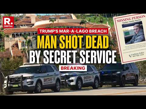 Breaking: Armed Man Shot Dead at Mar-a-Lago, Secret Service Reports Breach | Trump's Residence