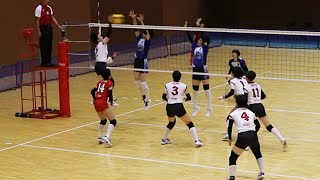 【2025近畿大会・準々決勝】氷上 vs 大阪国際　第１セット＜女子バレーボール＞