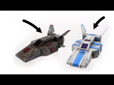 How to Scratchbuild Spaceships from Styrene / VX-7 Tutorial