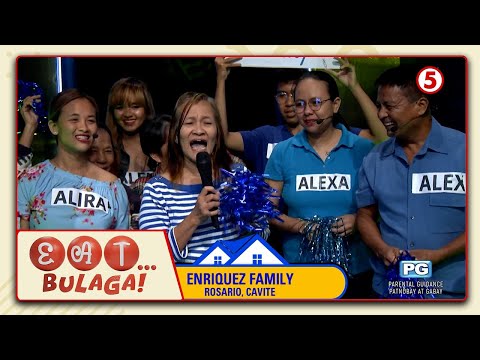 EAT BULAGA Alviola Family, Enriquez Family, at David Family sa "Gimme 5"!