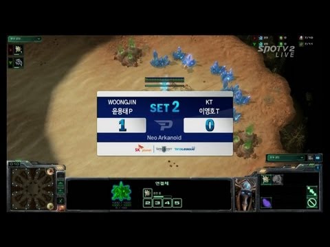 SPL [01.15] Free(Woongjin) vs Flash(KT) 2set / Neo Arkanoid - Starcraft 2,esportstv