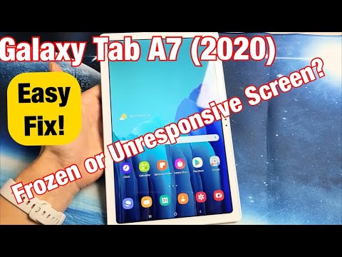 Galaxy Tab A7 (2020): Frozen or Unresponsive Screen? Can't Restart? FIXED!