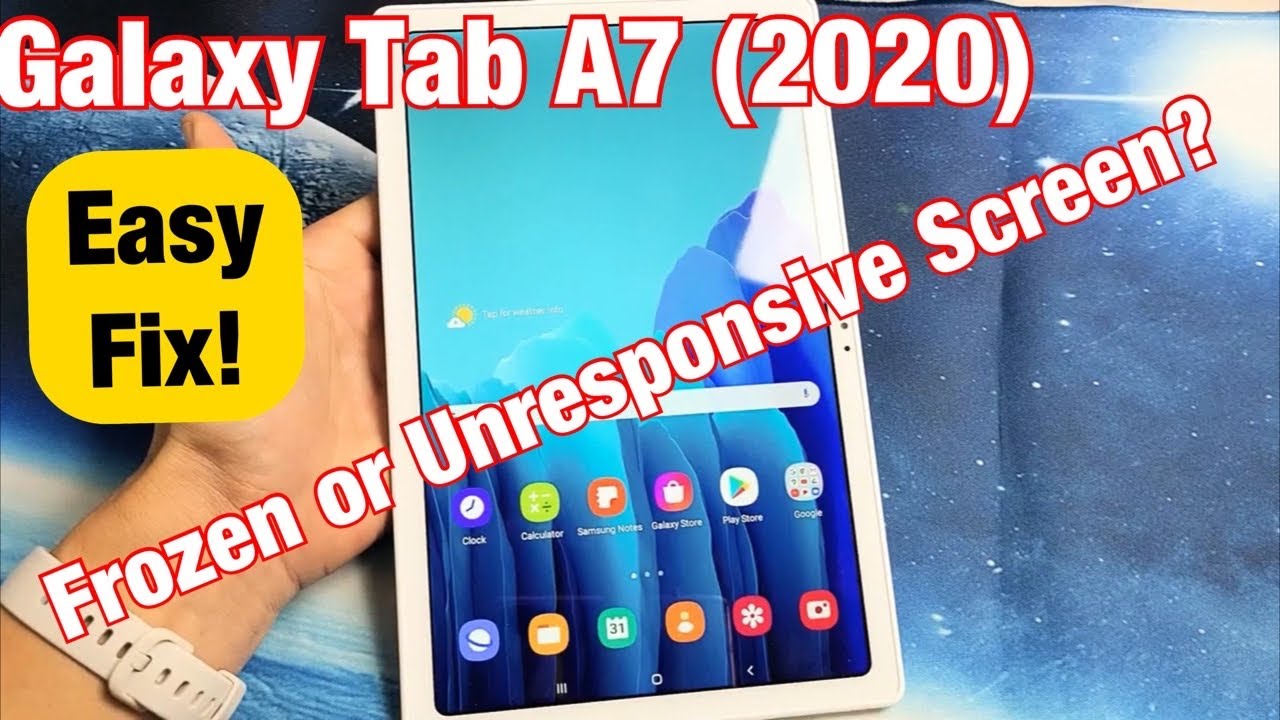 Galaxy Tab A7 (2020): Frozen or Unresponsive Screen? Can't Restart? FIXED!