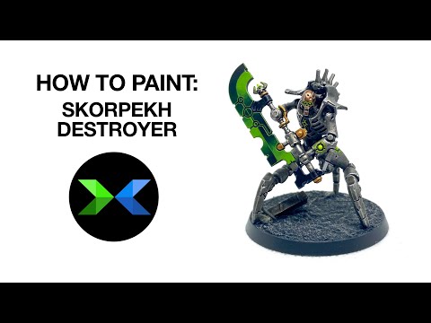 How to paint SKORPEKH DESTROYERS // Painting Indomitus Necrons