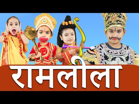 DIY RAVAN PUTLA - Kids Pretend Play RAM LEELA In Dussehra Festival | ToyStars