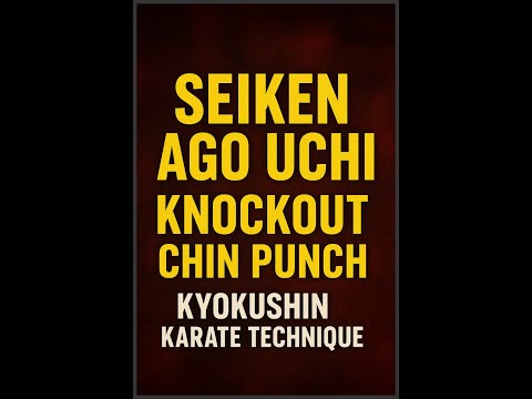 Kyokushin Seiken Ago Uchi | Knockout Punch | Kyokushin Karate Training | Karate Class 9