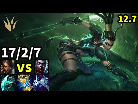 Nidalee Jungle vs Ekko - KR Grandmaster | Patch 12.7