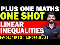 PLUS ONE MATHS ONESHOT LINEAR INEQUALITIES FULL CHAPTER REVISION MS SOLUTIONS