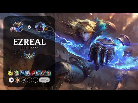 Ezreal ADC vs Aphelios - KR Challenger Patch 13.10