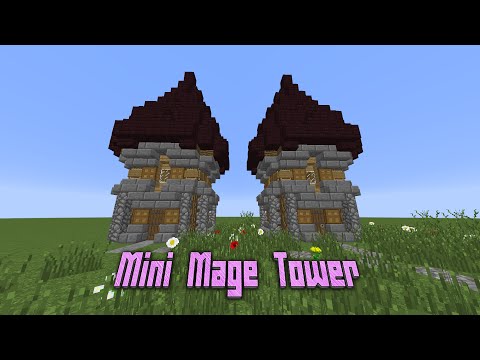 tobsterschomchom - Minecraft - Tutorial - How to Build a Detailed Mini Mage Tower