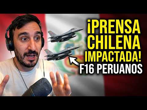 PRENSA CHILENA IMPACTADA ANTE LOS F16 PERUANOS!