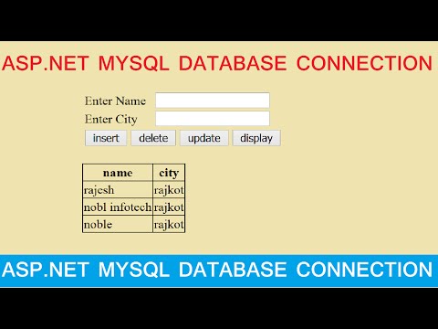 insert update delete view and search data from mysql database in aspnet