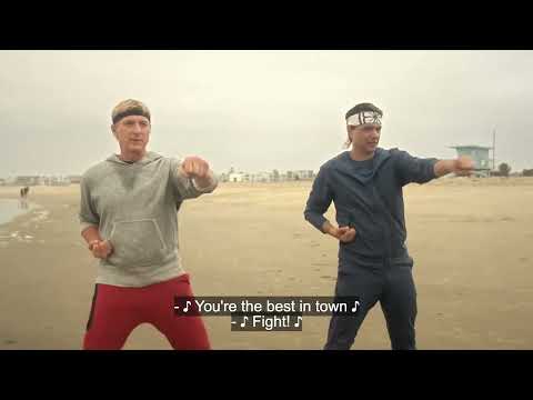 Cobra Kai Season 6 - Johnny Training with Sensei Daniel - 'You are the best Around' song
