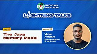 The Java Memory Model Lightning session with Victor Adepoju  Jun 30 2026