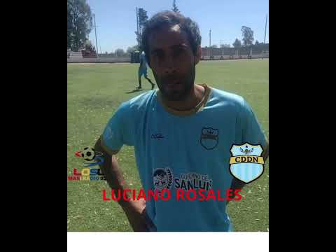 LUCIANO ROSALES JUGADOR DE DEF. DE NOGOLI  #futbol