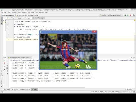 OpenCV Python Tutorial For Beginners 27 Template matching using OpenCV in Python