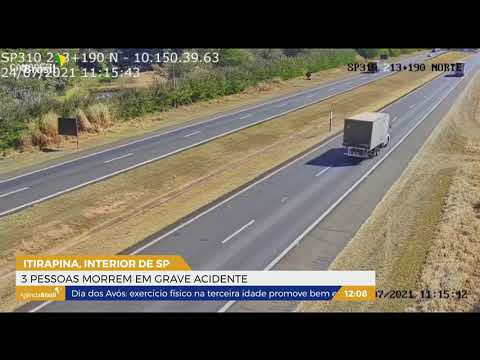 SP| Grave acidente envolvendo quatro carros deixou três mortos em SP