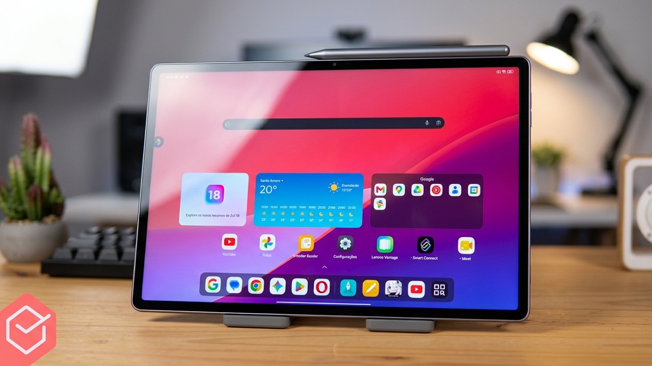 Miniatura da avaliação em vídeo de Tablet Lenovo Idea Tab Pro 13” 8GB RAM 256GB Android 16