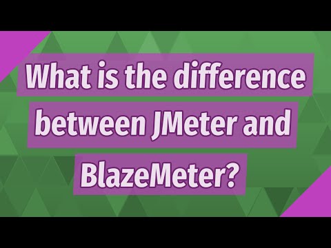 What is the difference between JMeter and BlazeMeter?