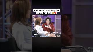 Download lagu MICHAEL JACKSON AND ELVIS’S DAUGHTER WATCH HOW SHE PLAYFULLY TEASES HIM BACK 🥹❤️ mp3