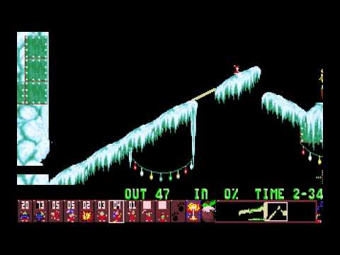 Holiday Lemmings 1993 Amiga