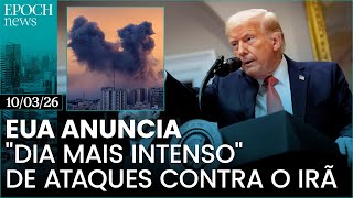 🔴 EUA anuncia "dia mais intenso" de ataques contra o Irã; Ataques relatados pelo golfo e+