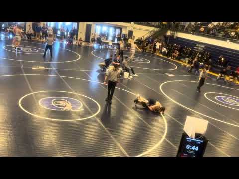 HS Wrestling, Nate Martinez, 114 lb, PIAA D1 AAA North Championships 2025, Cons. Round 1