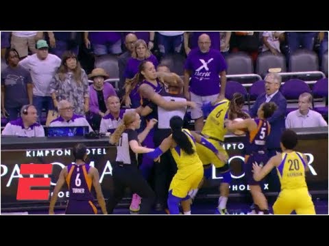 WNBA Brawl Breaks Out! Brittney Griner Goes Crazy, Chases Down Kristine Anigwe