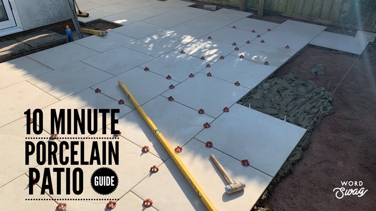 Watch video 10 minute porcelain patio guide Now 10 minute porcelain patio guide