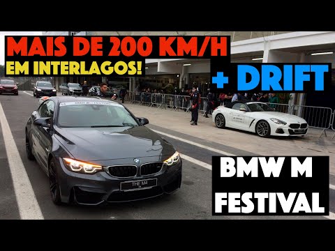 MAIS DE 200km/h EM INTERLAGOS + DRIFT DE M5 COM O FARFUS | BMW M FESTIVAL | Top Speed