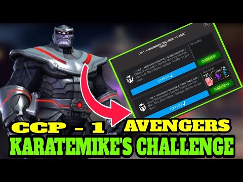 Carina challenge ( ccp - 1 )  Karatemike's Challenge - avengers objective 