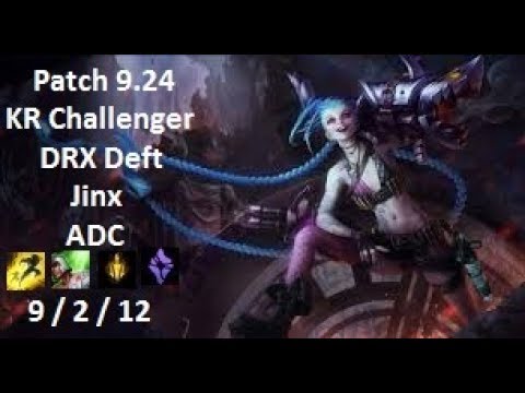 DRX Deft - Jinx vs Kai'Sa - KR Challenger 1312 LP