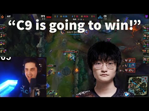 IWIllDominate Reacts To FPX Tian Running It Down and C9 Getting The Game Winning ACE!!