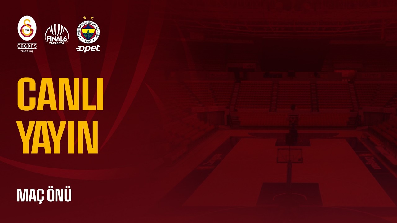 🔴 CANLI | Galatasaray Çağdaş Faktoring - Fenerbahçe Opet Maç Önü Yayını (EuroLeague Women Finali)