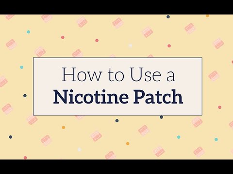 How to Use a Nicotine Patch to Quit Smoking