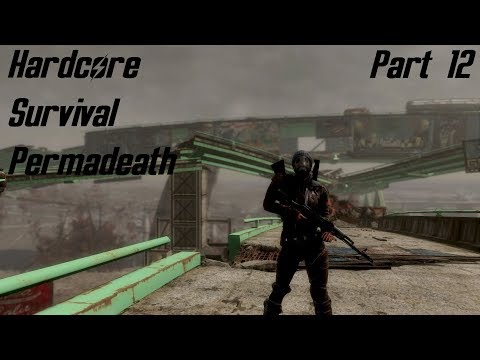 Fallout 4 2287 - Hardcore Survival Permadeath Part 12 - Hospital Scaving