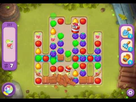 Gardenscapes Level 351 Super Hard NO BOOSTERS
