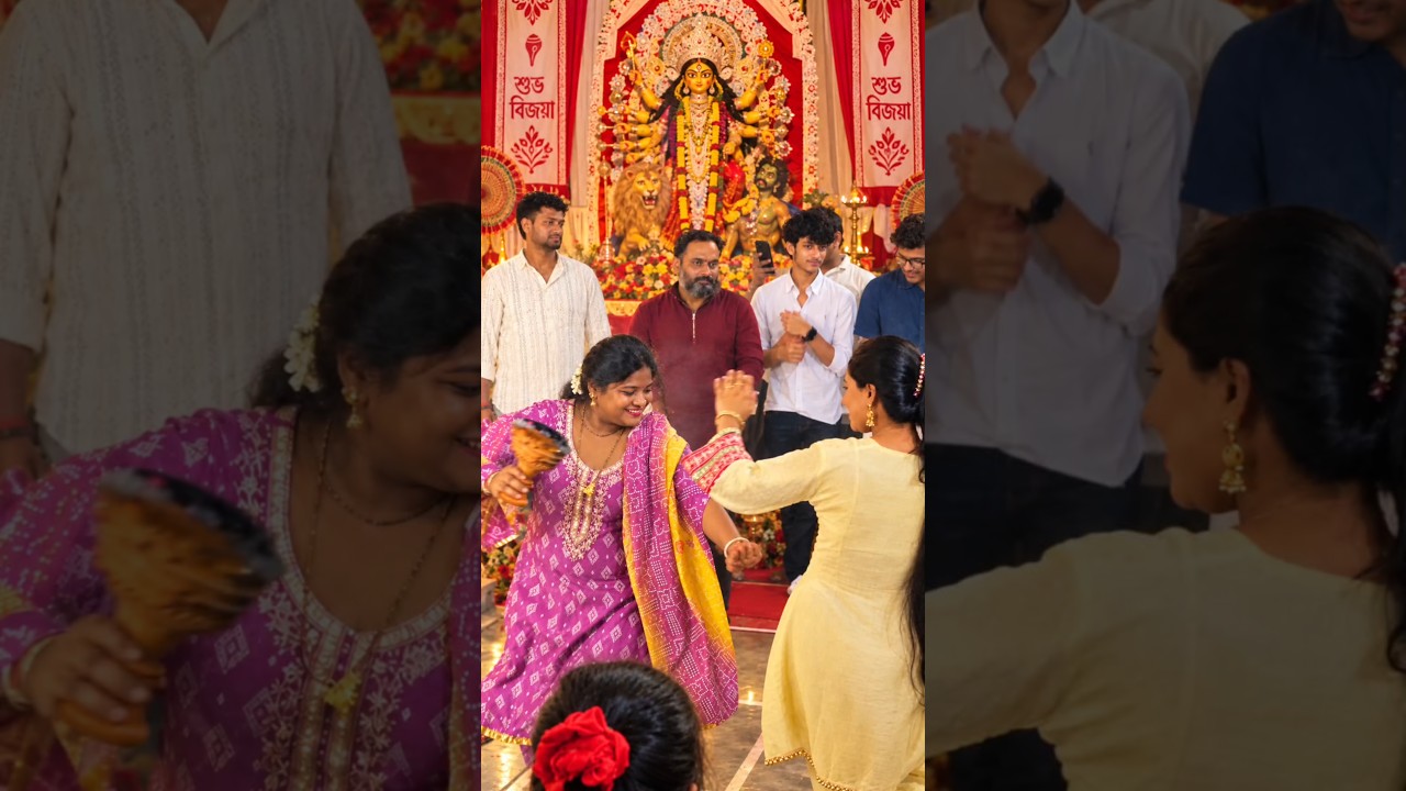 The soul of Durga pujo  Dhunchi Naach 💃 #viral #trending #youtube  #shorts #youtubeshorts