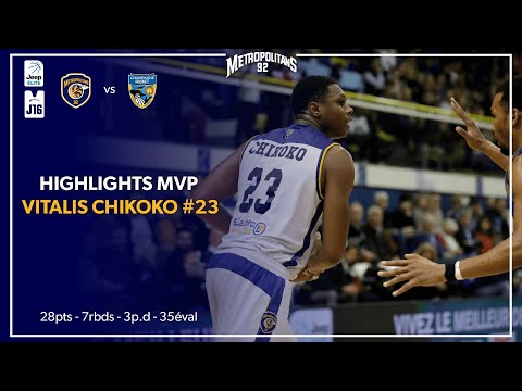 Highlights MVP Vitalis Chikoko - J16 Jeep Elite vs. Châlons Reims Basket